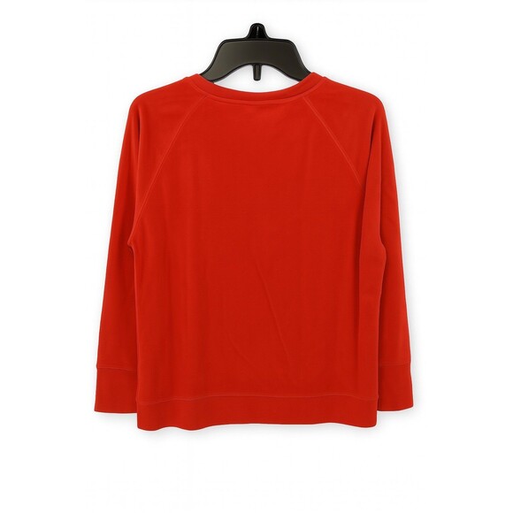 Ladies Velour Sweatshirt - Picture 2 of 2